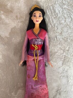 Mulan Doll Disney Sparkling Princess Mattel 2008